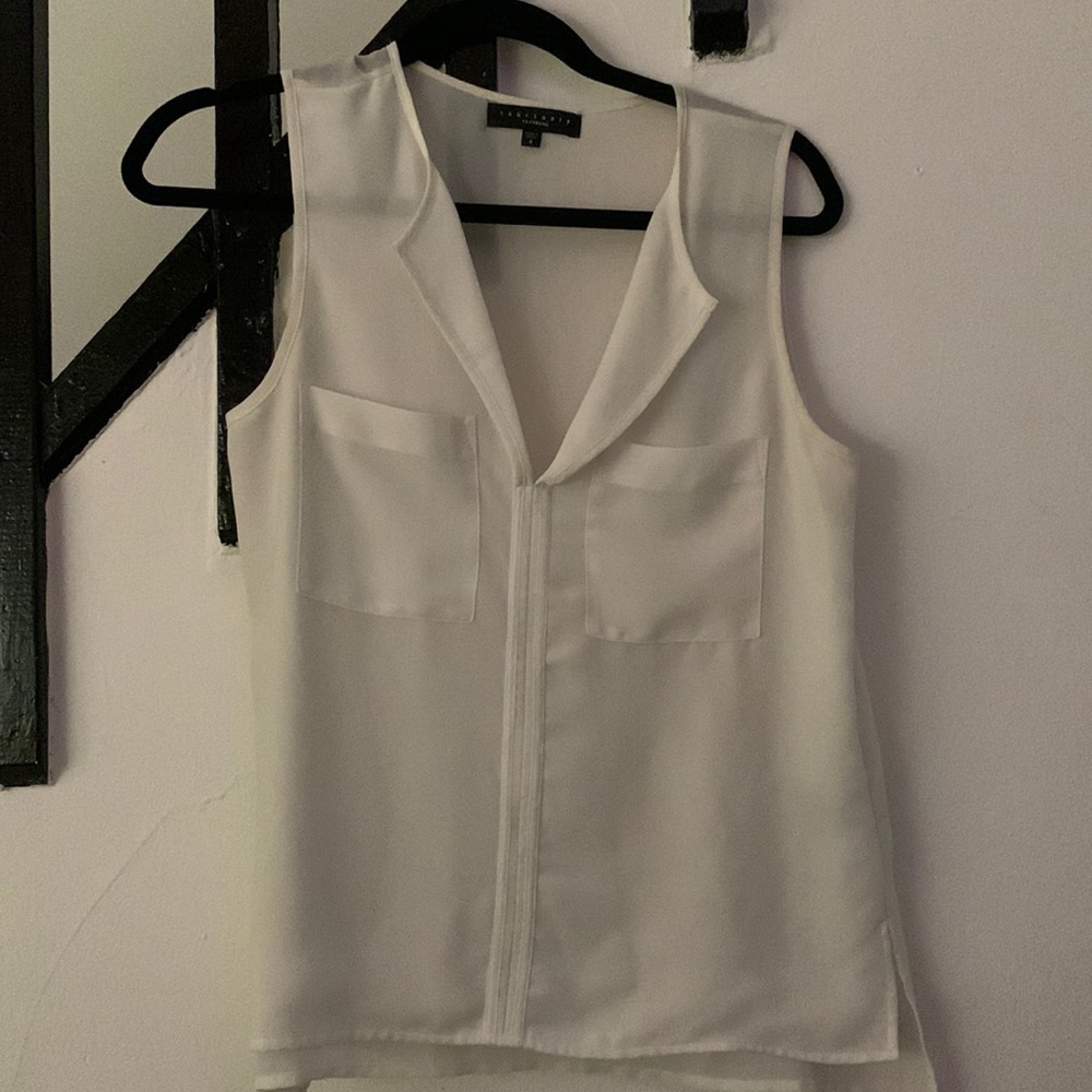 White Satin Sanctuary Top